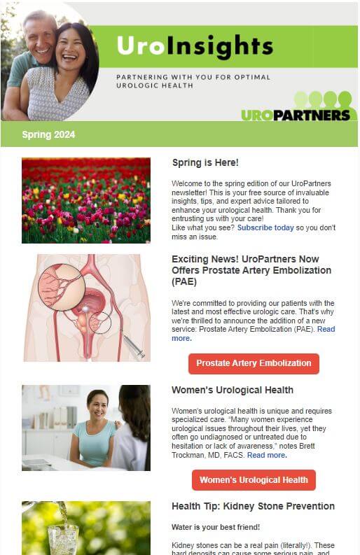 UroInsights Spring Newsletter