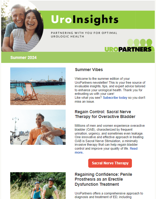 UroInsights Summer Newsletter
